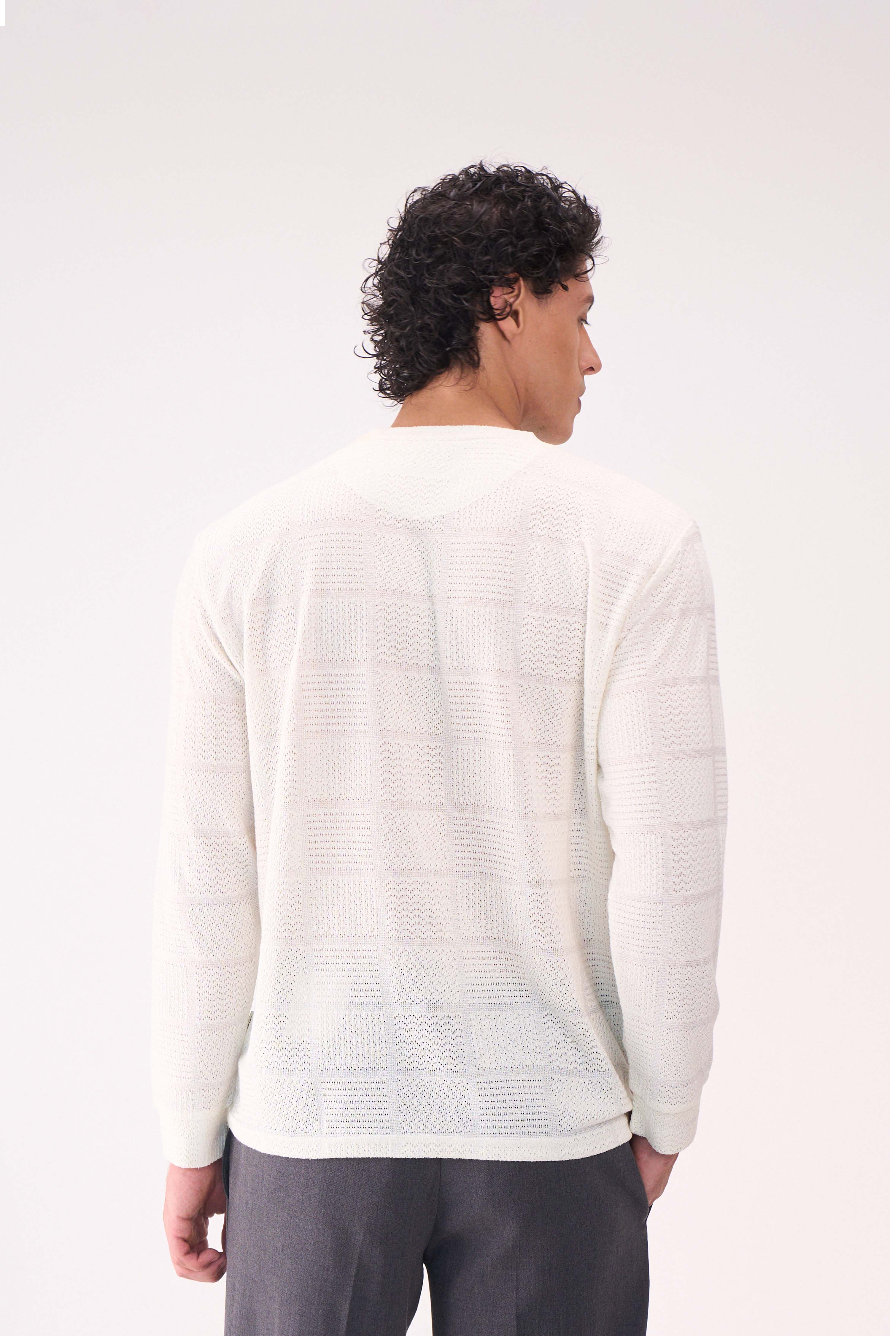 KNITTED LONG SLEEVES OFFWHITE