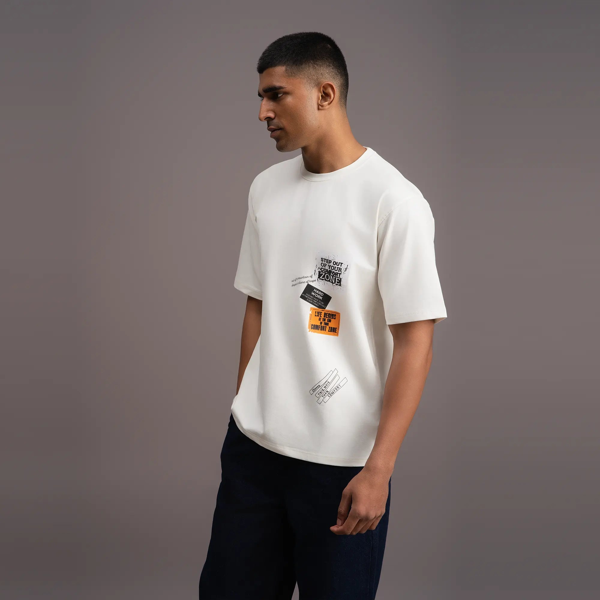 Choose Hard Work Printed T-shirt