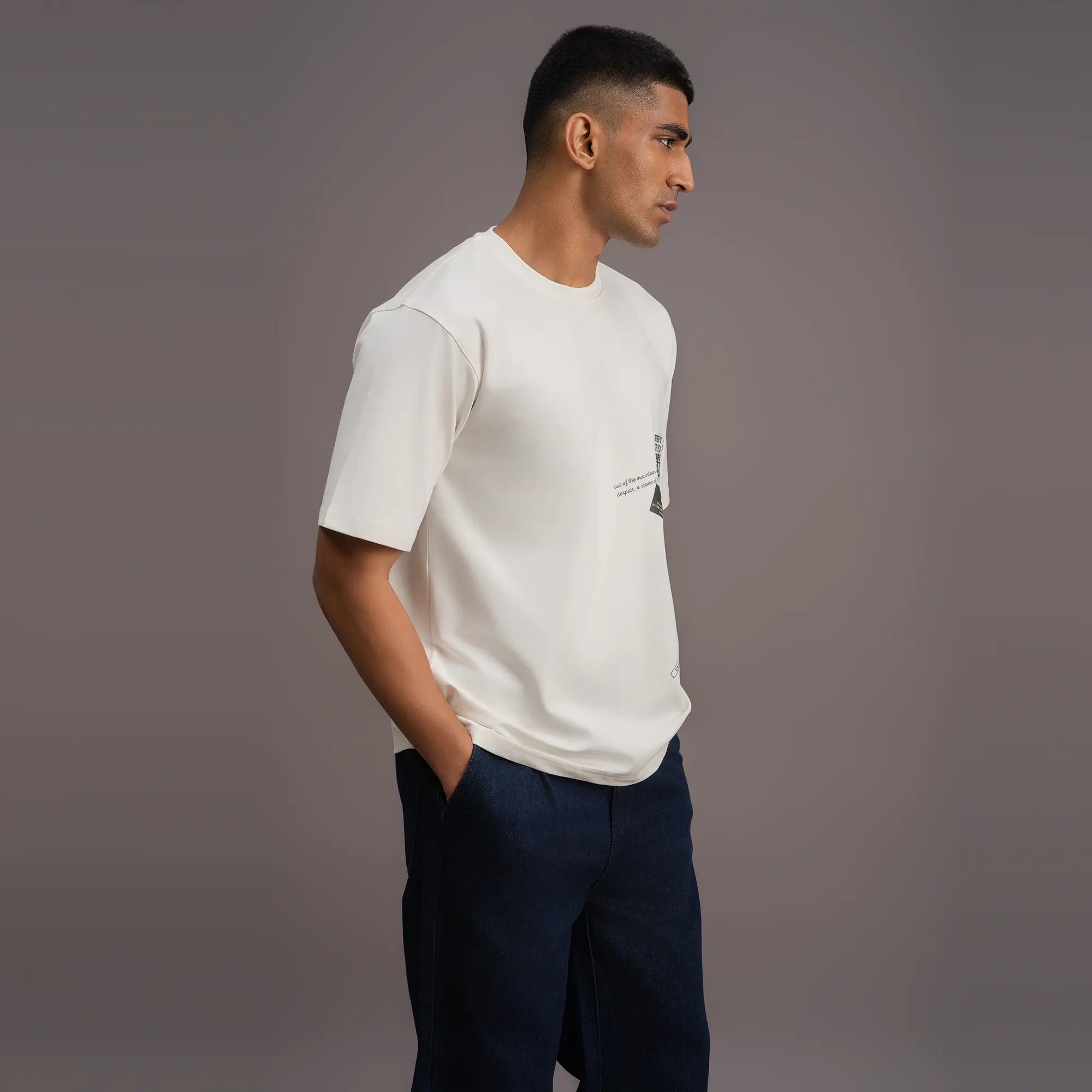 Choose Hard Work Printed T-shirt