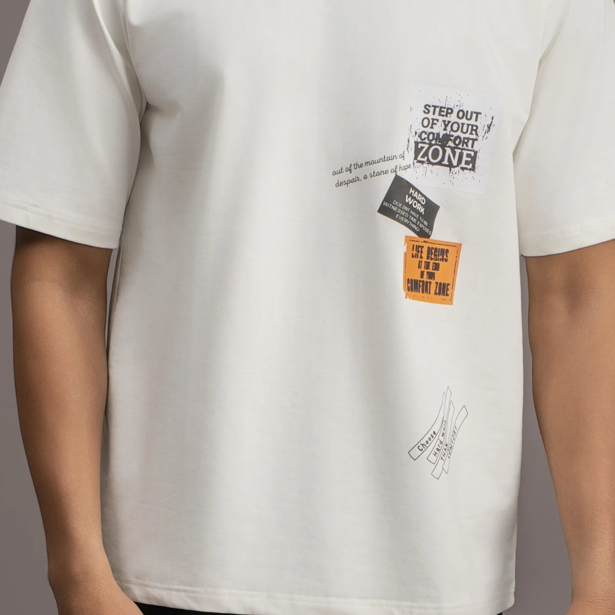 Choose Hard Work Printed T-shirt