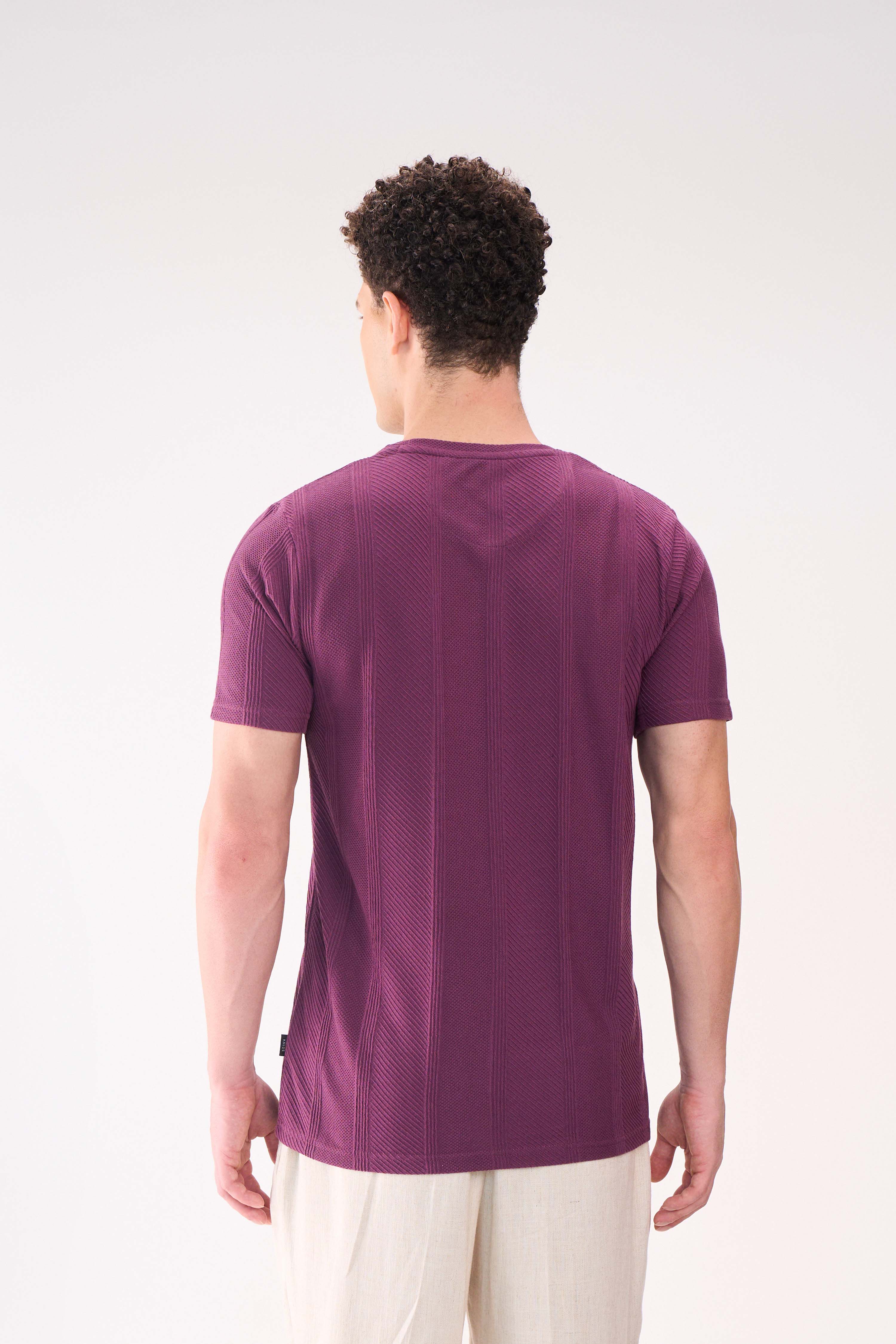 REGULAR FIT TEXTURED MARDI GRAS