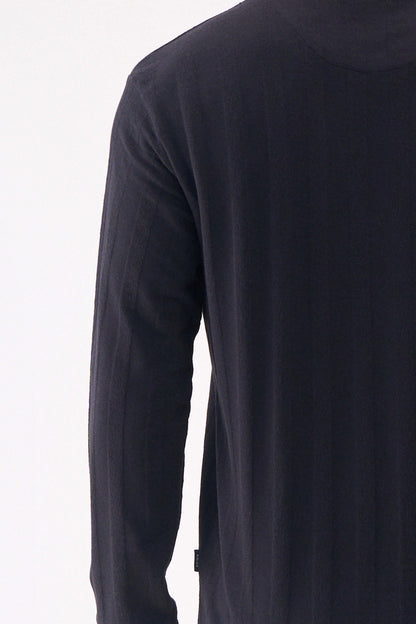 KNITTED LONG SLEEVES BLACK