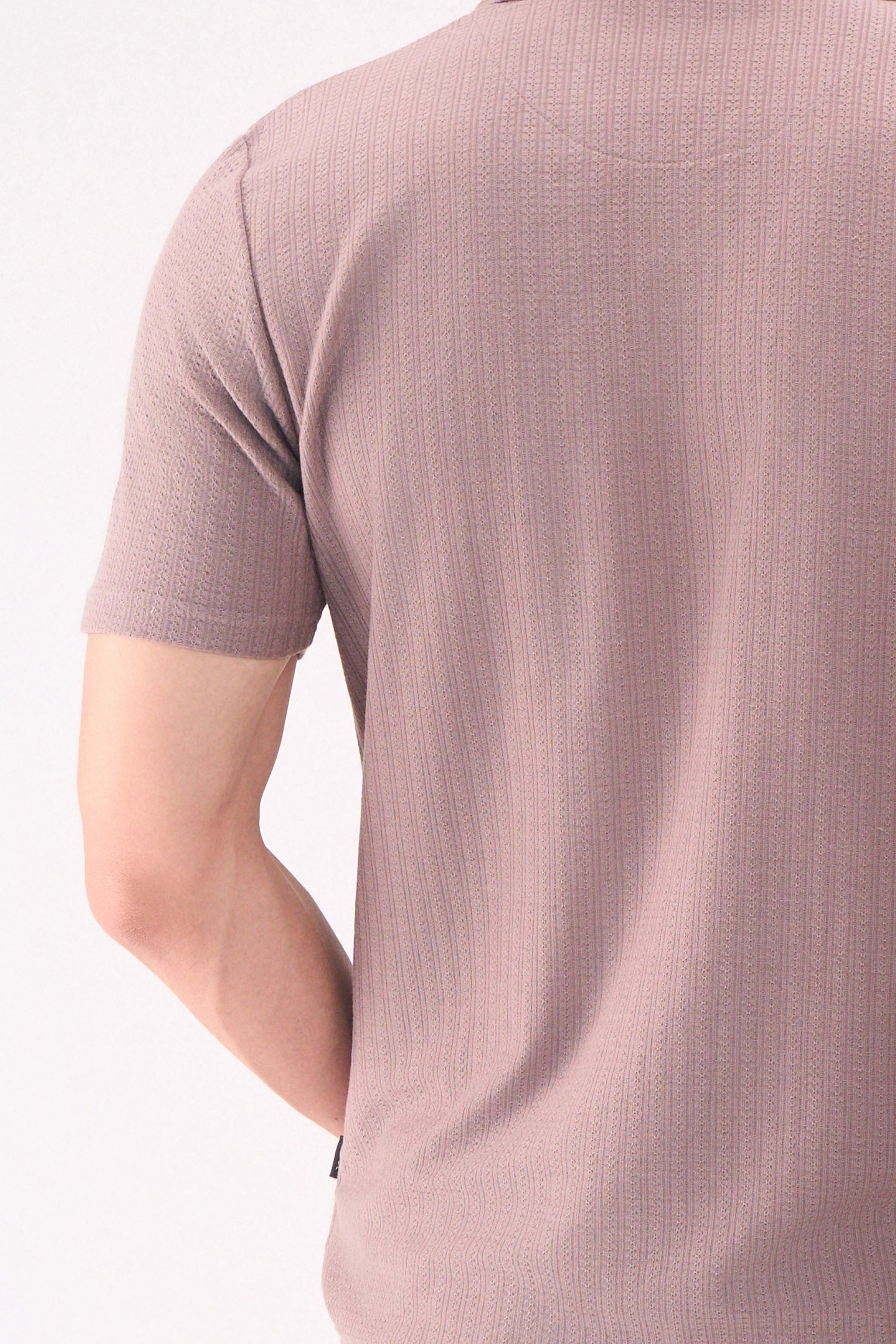 TEXTURED JACQ RESORT COLLAR