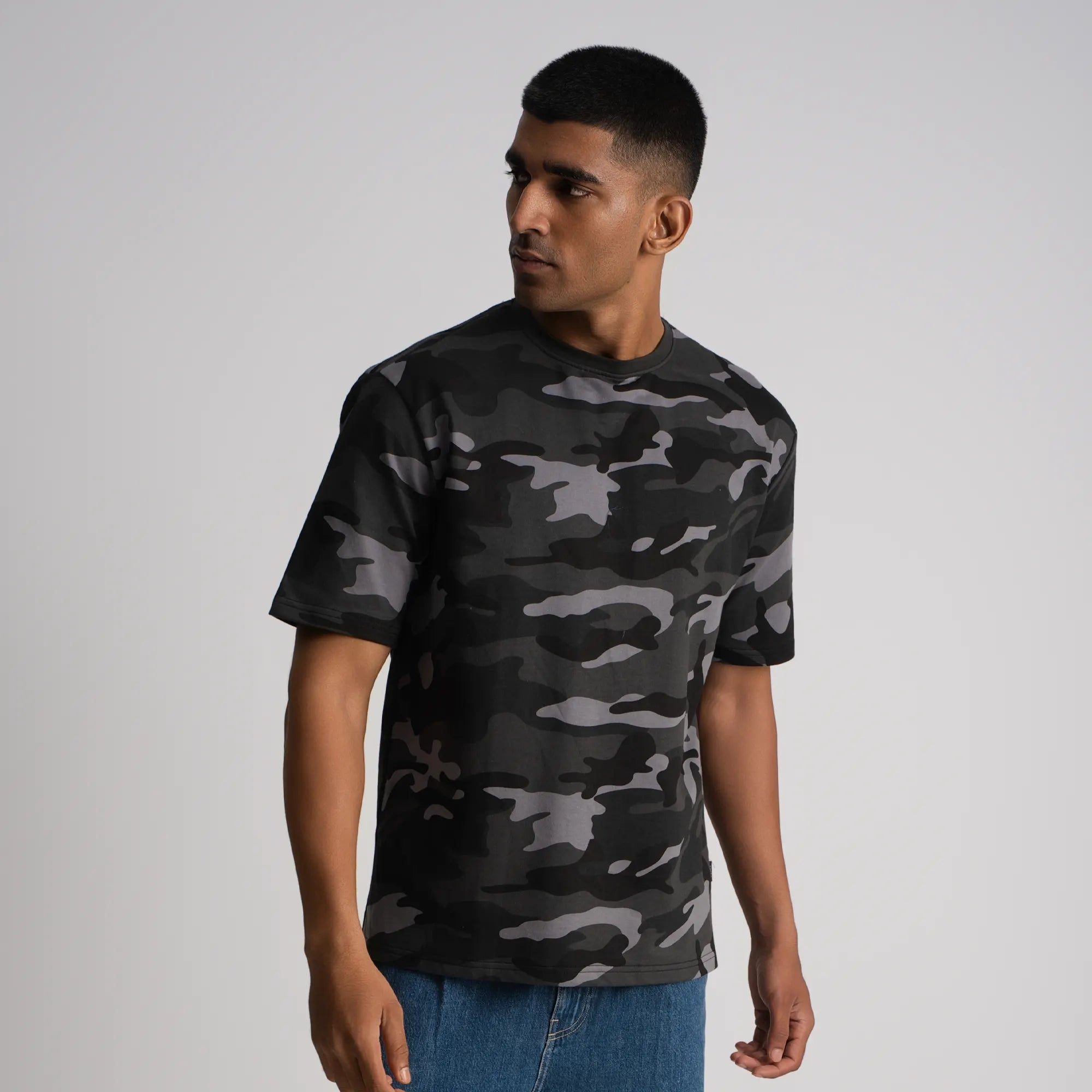 Camo digital print T-shirt