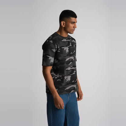 Camo digital print T-shirt