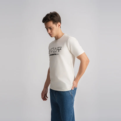 Elemental Vibe printed T-shirt - White