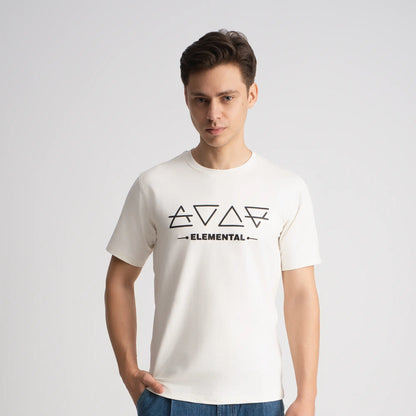 Elemental Vibe printed T-shirt - White