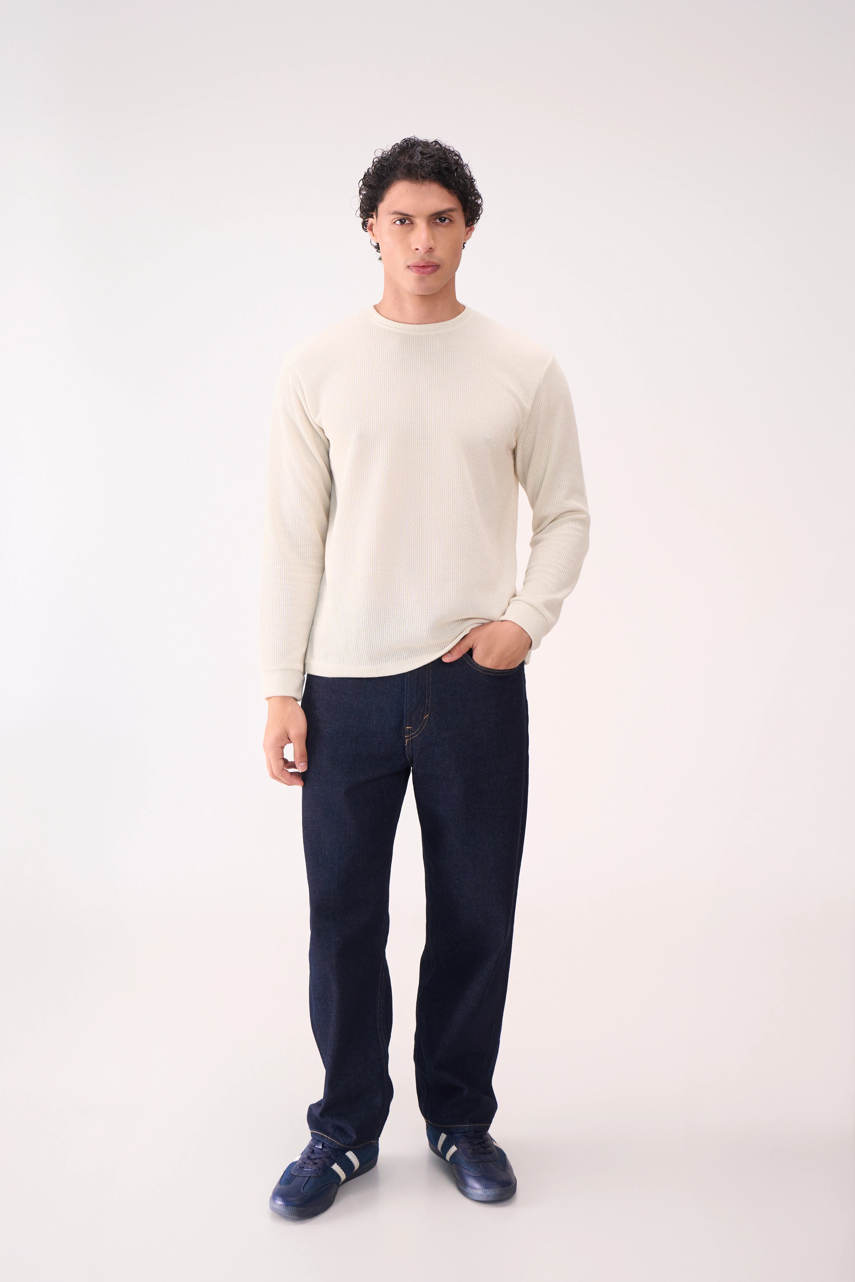KNITTED LONG SLEEVES OFFWHITE