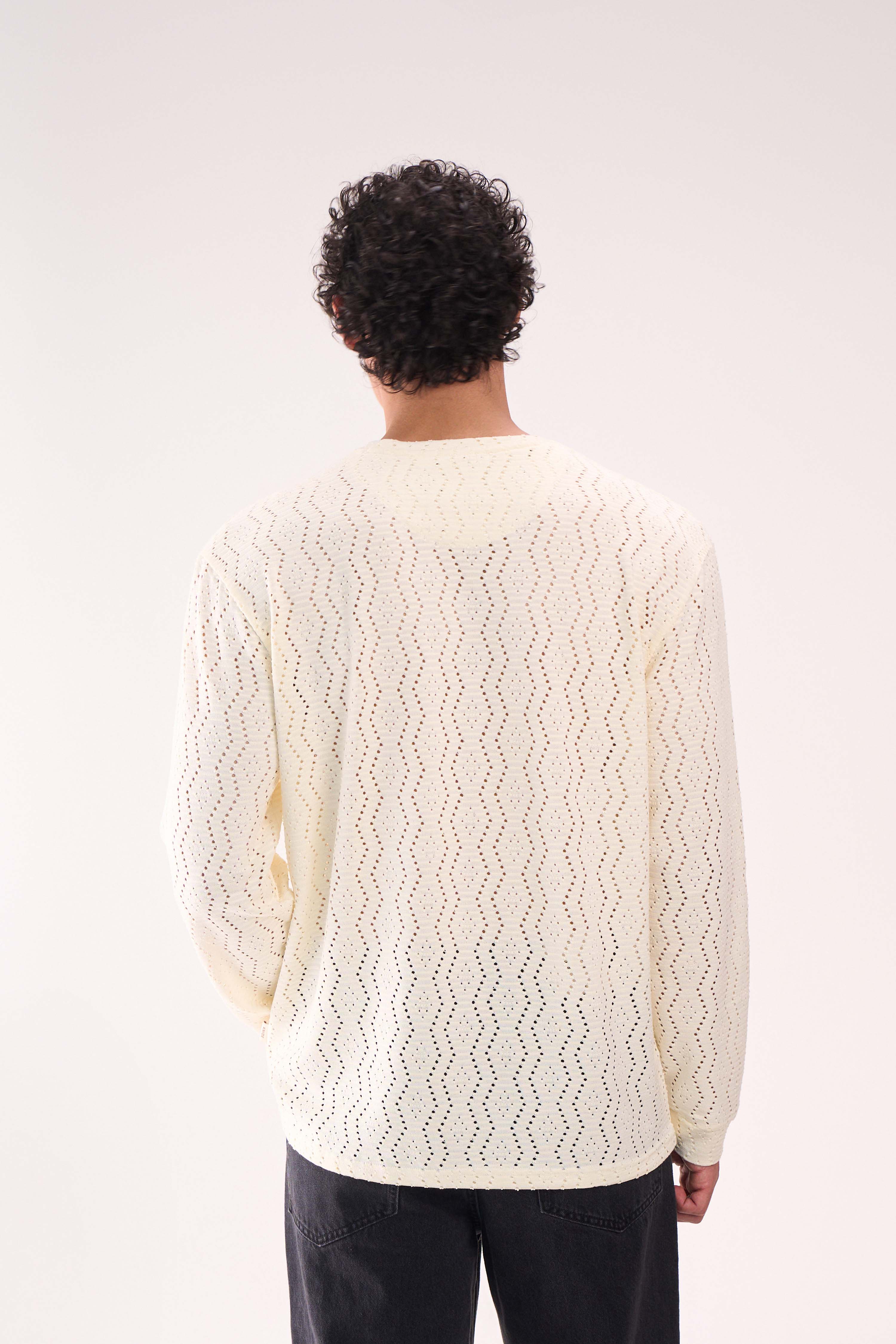 KNITTED LONG SLEEVES OFFWHITE