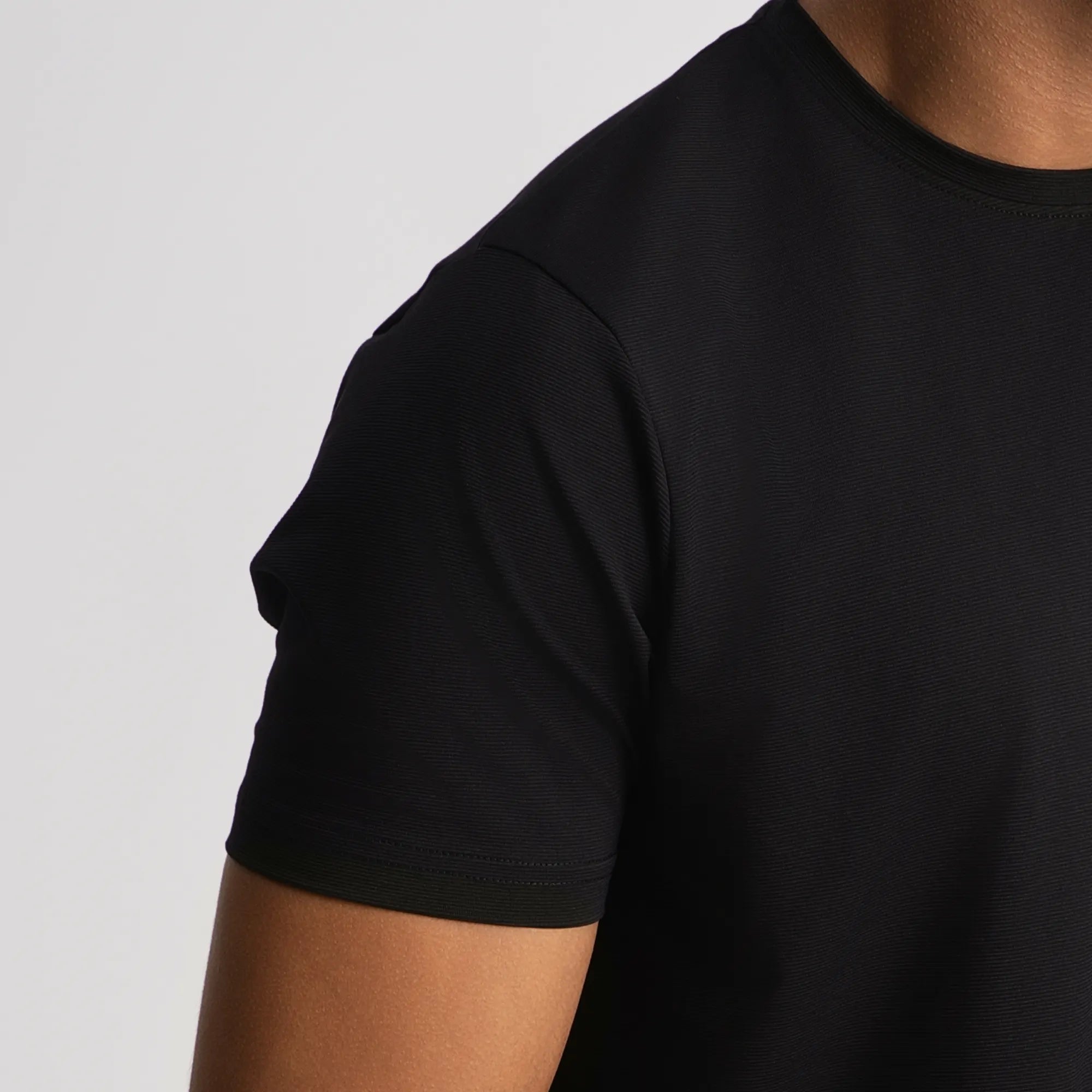 Relaxed Fine Line T-Shirt - Black