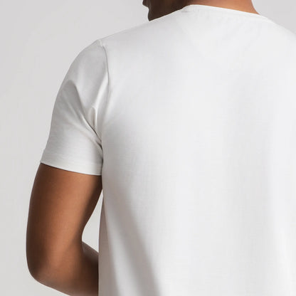 Relaxed Fine Line T-Shirt - White