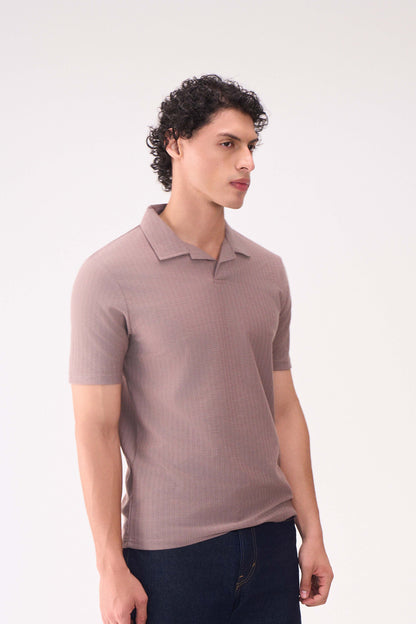 TEXTURED JACQ RESORT COLLAR