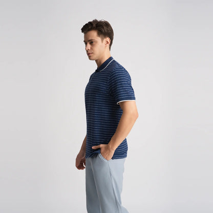 Textura Blue Polo T-shirt